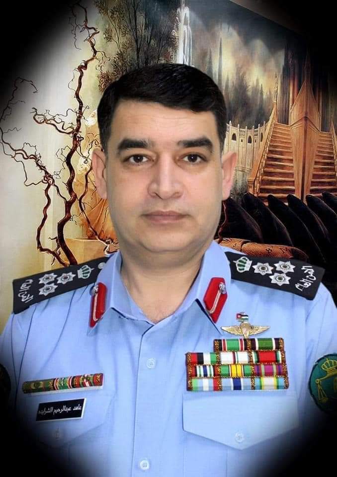 تهنئة لمدير شرطة إربد عاهد الشرايدة بمناسبة الترفيع الى رتبة عميد