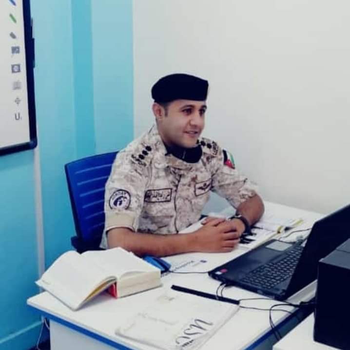 تهنئة لـ علي راجح الخريشا بمناسبة الترفيع الى رتبة نقيب