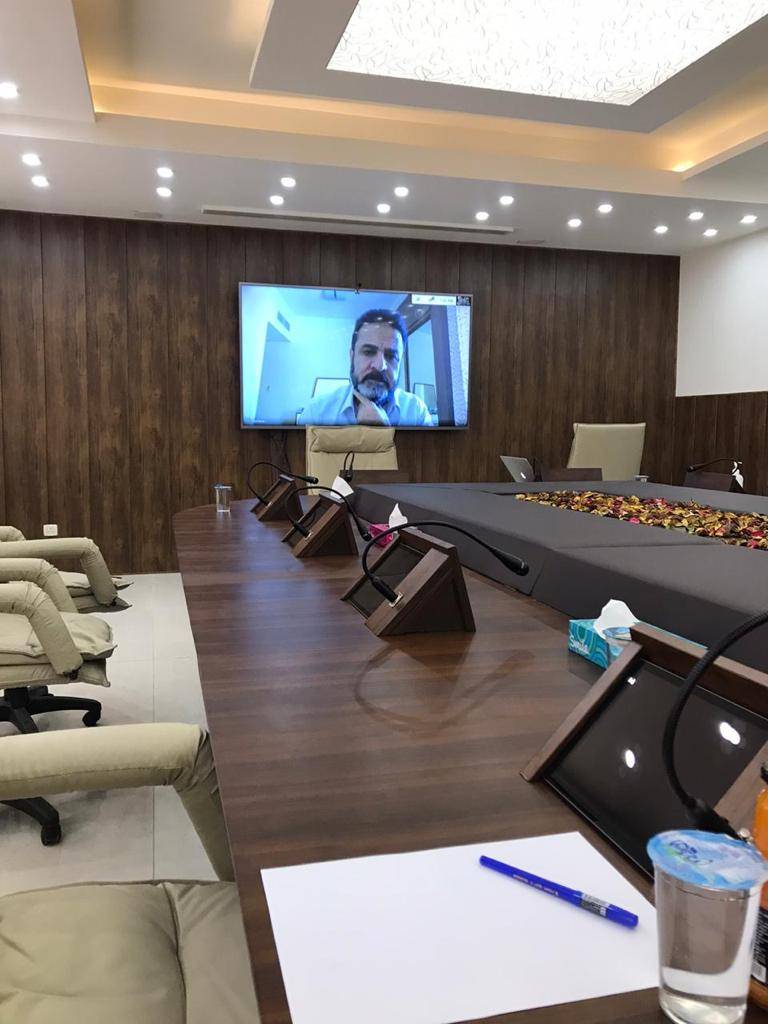 مجلس أمناء جامعة جدارا يطلع على برنامج سير التعليم الالكتروني والامتحانات النهائية 