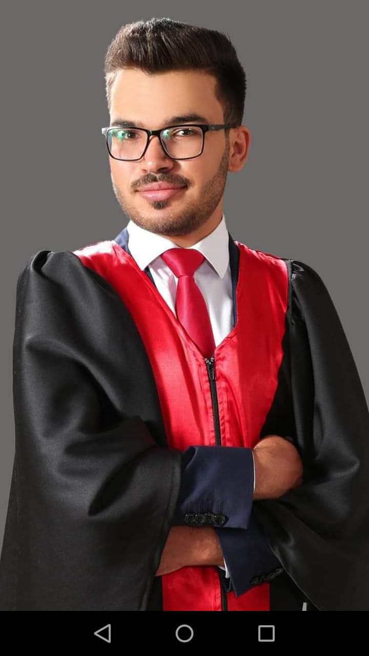 تهنئة للمهندس سند منور الشرعة بمناسبة إنهاء مناقشة التخرج من جامعة الأميرة سمية للتكنولوجيا