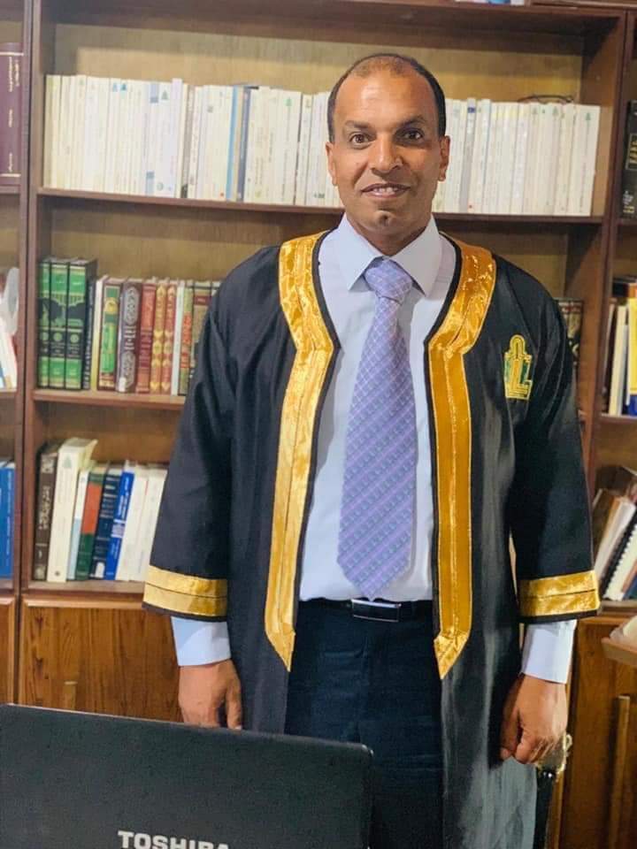 تهنئة للاستاذ ابراهيم عوده الخالدي بمناسبة مناقشه رساله الماجستير في جامعة آل البيت