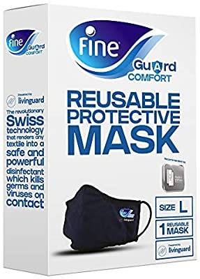 فحوصات تؤكد فعالية تقنية Livinguard في قناع الوجه فاين جارد في قتل كورونا بنسبة 99.9