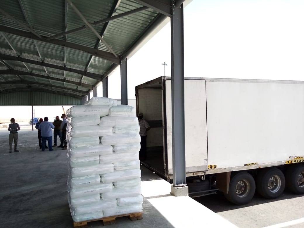 وزارة الأشغال العامة تنجز مشروع ساحة المناولة بين الشاحنات في جمرك العمري بزمن قياسي