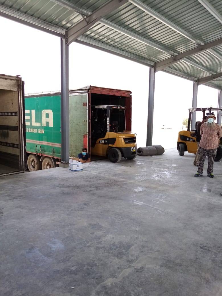 وزارة الأشغال العامة تنجز مشروع ساحة المناولة بين الشاحنات في جمرك العمري بزمن قياسي