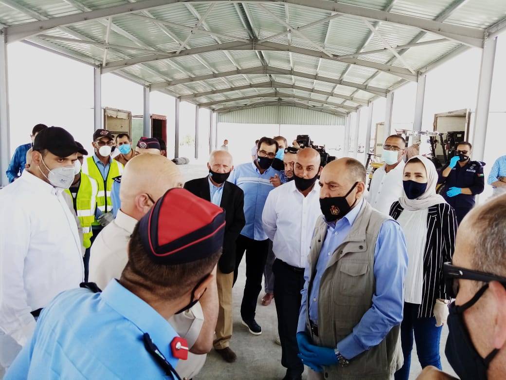 وزارة الأشغال العامة تنجز مشروع ساحة المناولة بين الشاحنات في جمرك العمري بزمن قياسي