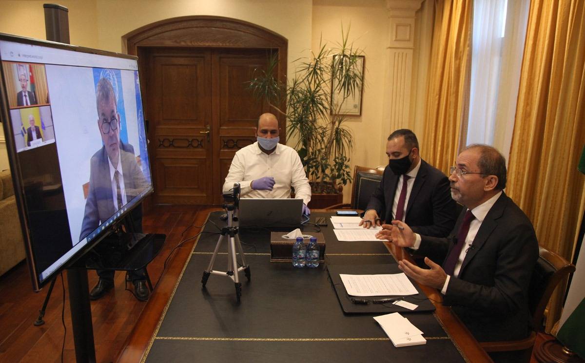 الصفدي ووزير التعاون الدولي السويدي يترأسان مؤتمراً وزارياً دوليا للمانحين لوكالة (الأونروا) 