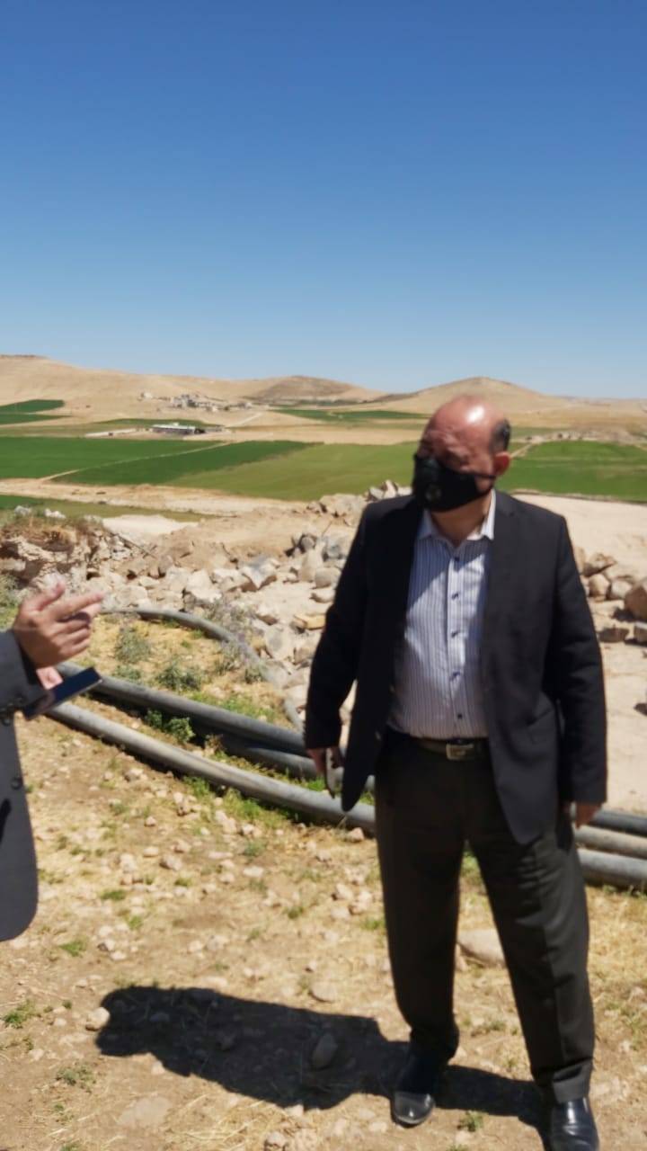 وزارة المياه والري : ضبط شاحنة جديدة محملة بالبازلت المستخرج بطريقة مخالفة في الهاشمية