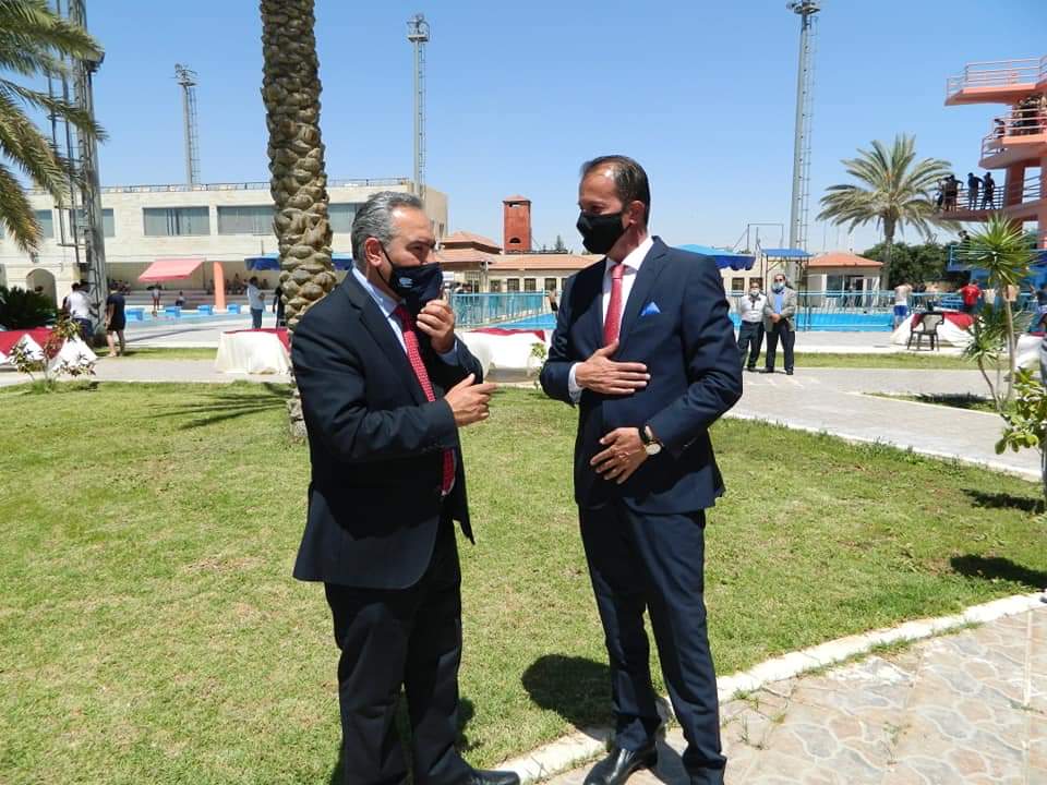 وزير الشباب يفتتح الموسم الصيفي 2020 لنادي مدينة الامير محمد للشباب في الزرقاء .. صور