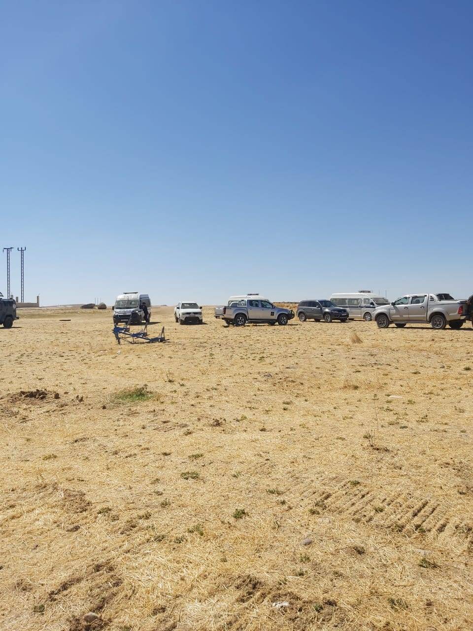 وزارة المياه والري : ضبط جرافات ولودر اثناء محاولة استخراج البازلت بطريقة مخالفة في الهاشمية