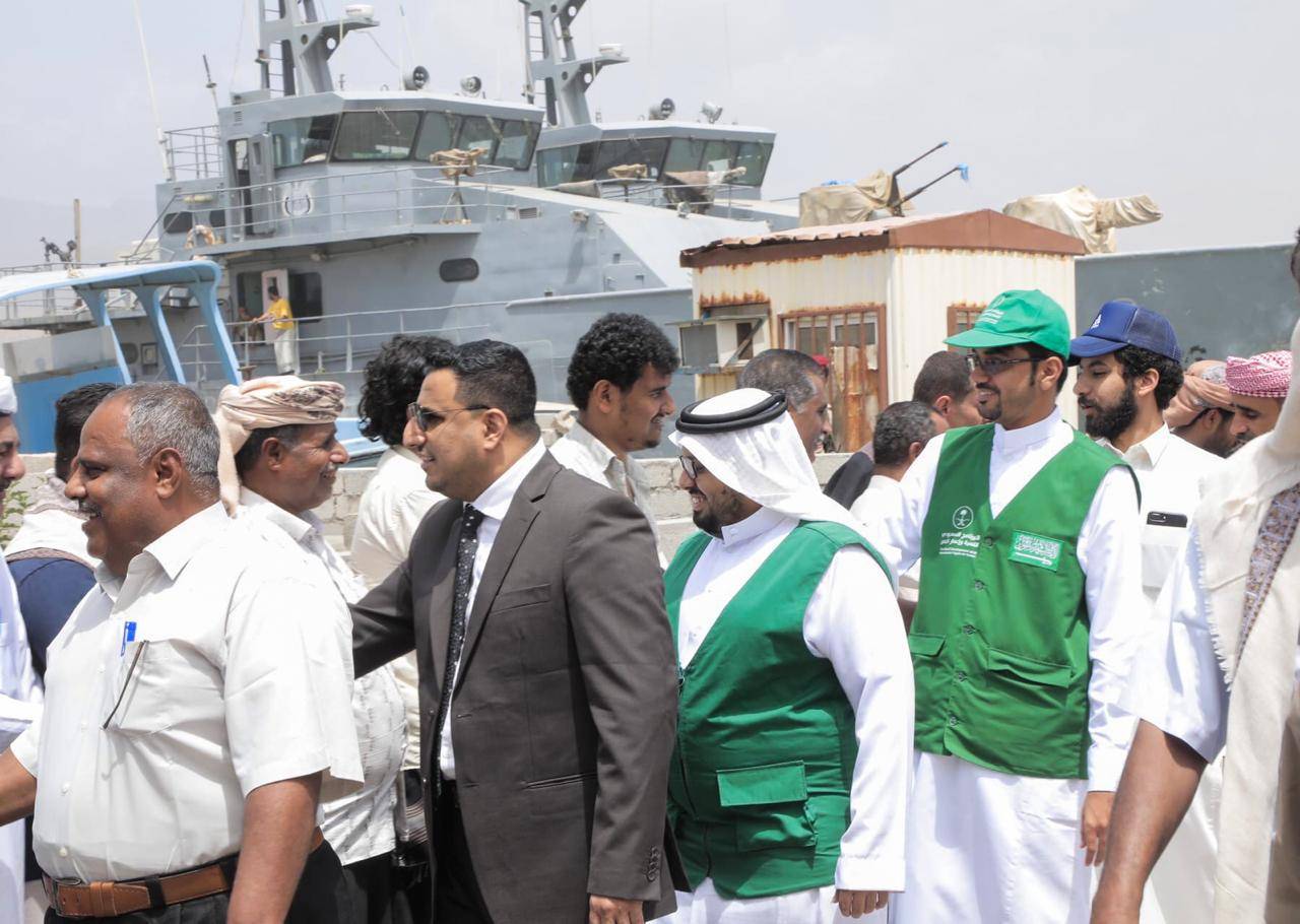 منحة المشتقات النفطية السعودية لمحافظة المهرة تدشن عامها الثالث