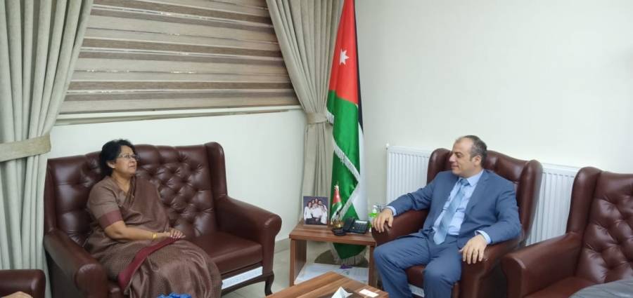 السفيرة السيريلانكية لدى الأردن تزور المركز الوطني للبحوث الزراعية