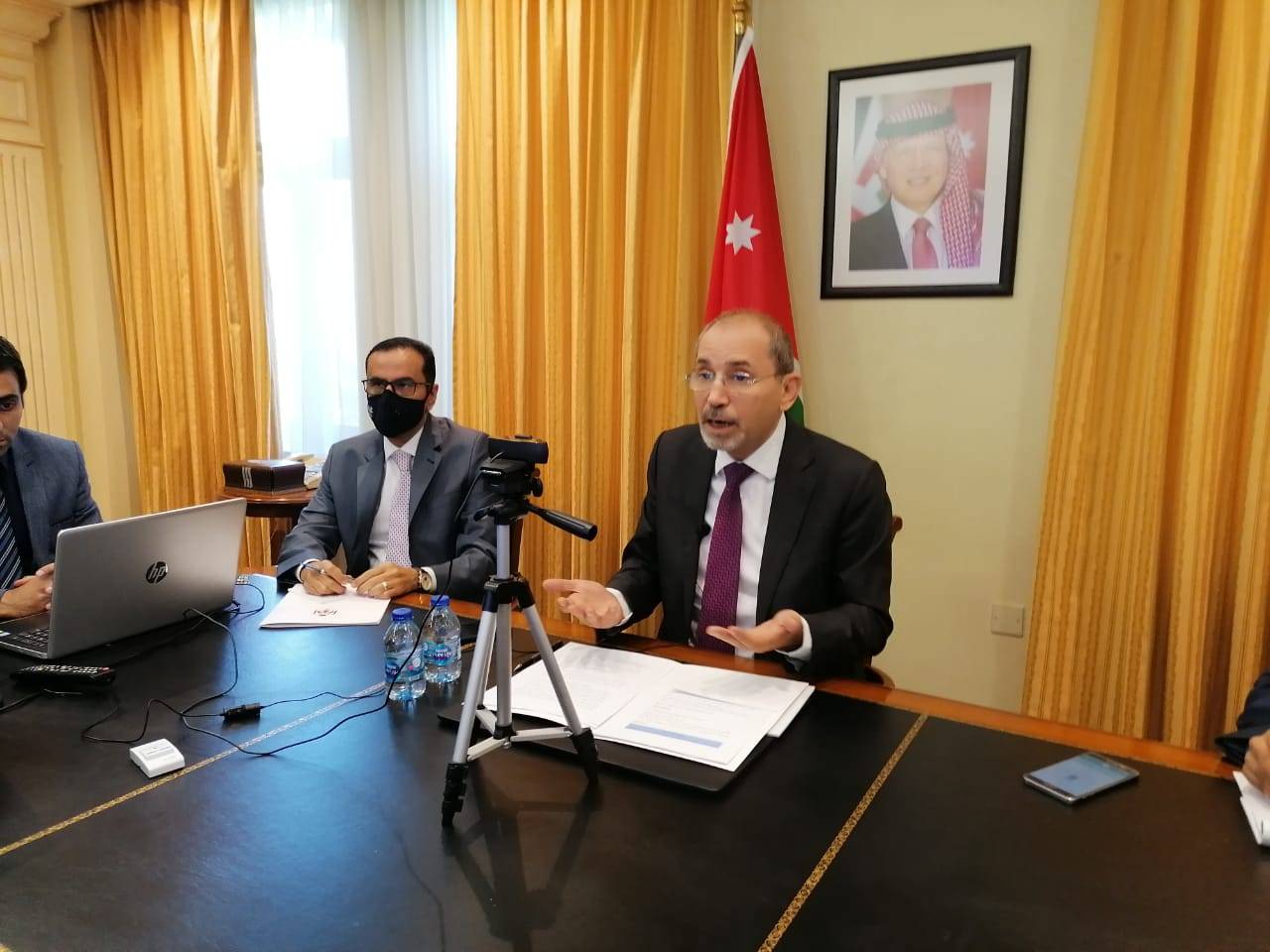 الصفدي يعقد اجتماعا مع وزراء خارجية عدد من الدول العربية لبحث المستجدات المرتبطة بالقضية الفلسطينية