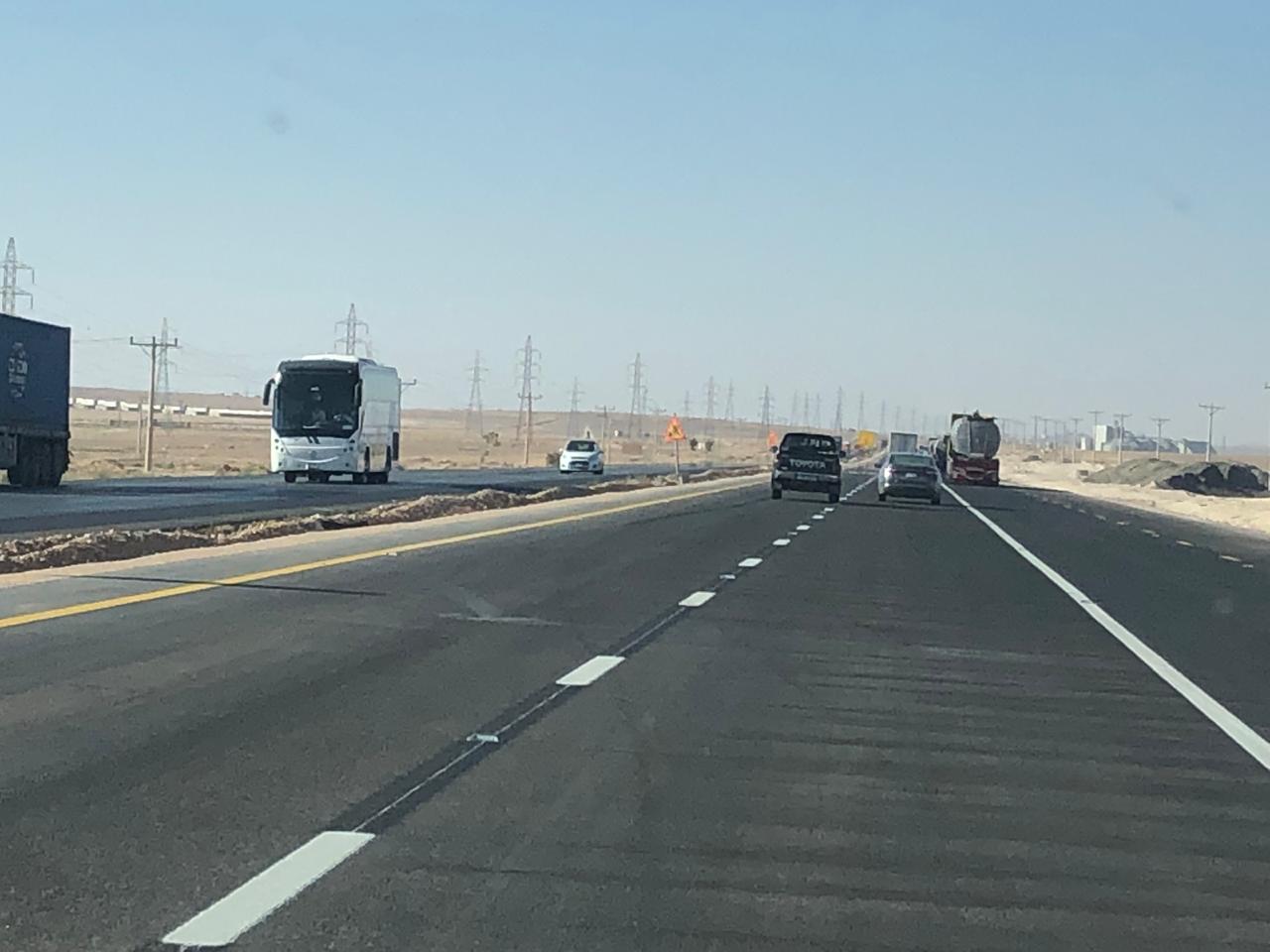 نسبة الإنجاز في الصحراوي تبلغ 93% بعد انتهاء العمل في تحويلة الجرف و الزميلة