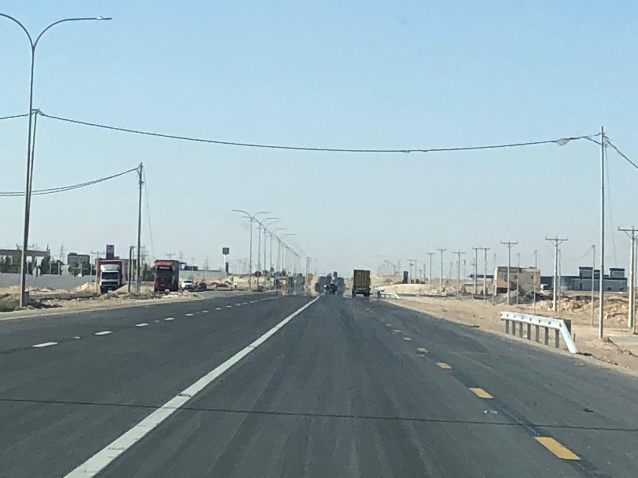 نسبة الإنجاز في الصحراوي تبلغ 93% بعد انتهاء العمل في تحويلة الجرف و الزميلة