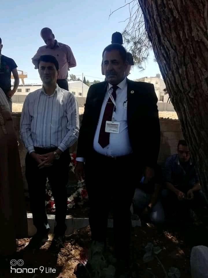 الدكتور المراشدة يترأس وفد من جامعة جدارا لتشييع جثمان الطالبة مبارك