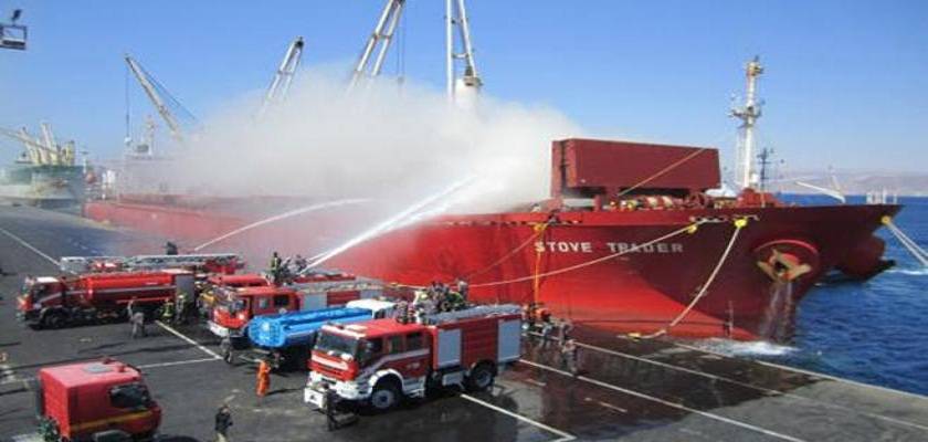 حريق في ثلاث حاويات في العقبة ولا إصابات بالأرواح