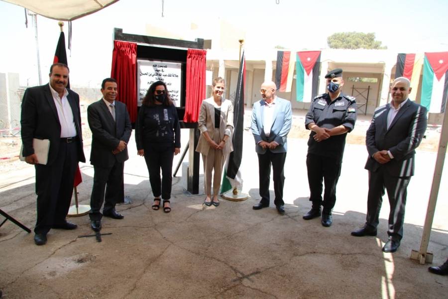 وزير المياه والري ومديرة الوكالة الالمانية يضعان حجر الاساس لمركز التدريب المائي الاقليمي الحديث