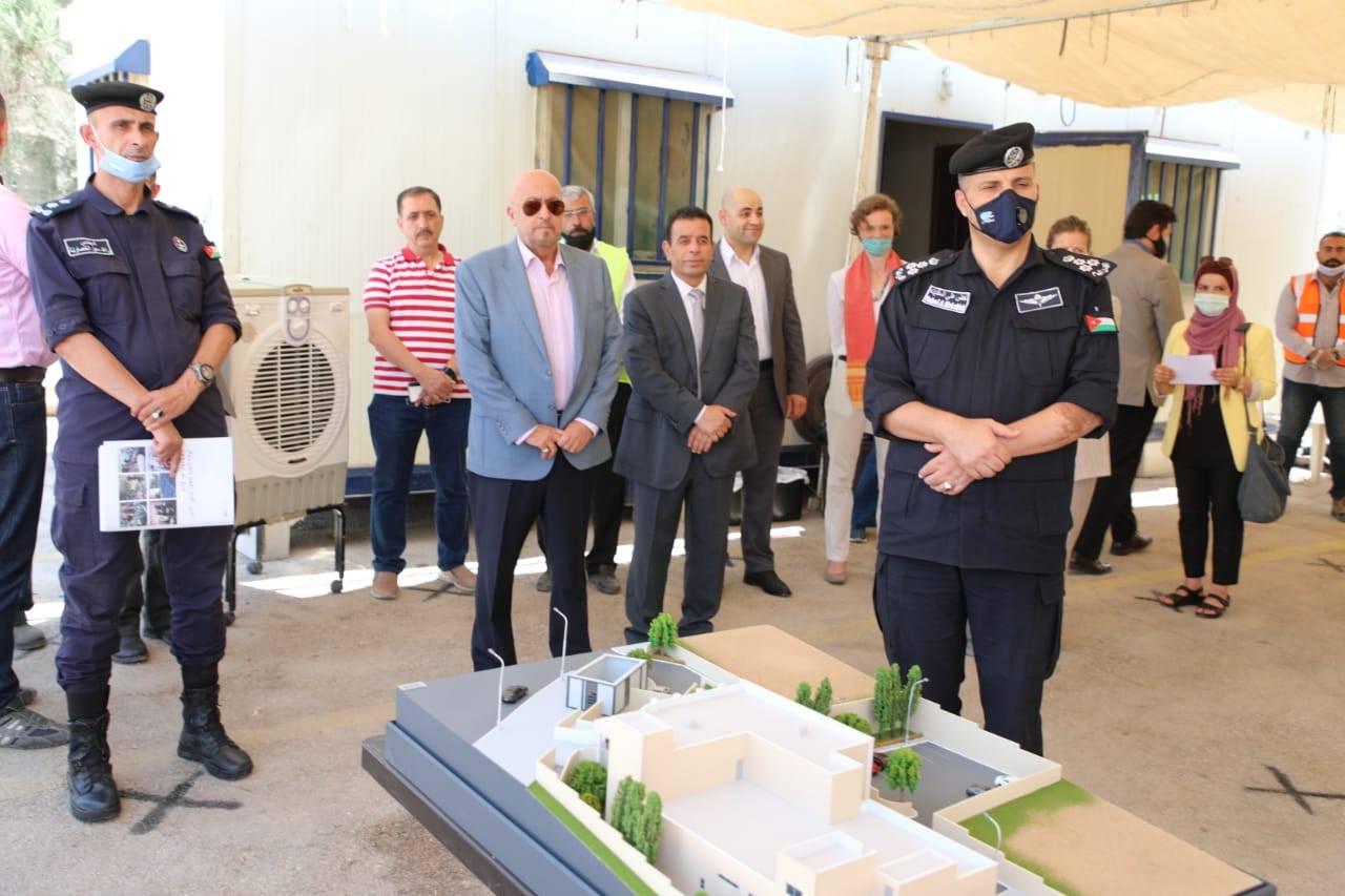 وزير المياه والري ومديرة الوكالة الالمانية يضعان حجر الاساس لمركز التدريب المائي الاقليمي الحديث