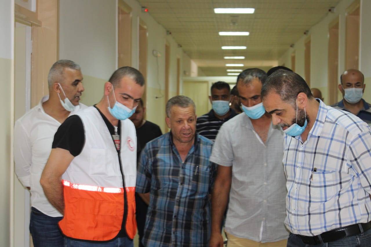 لبنان : مستشفى الشهيد محمود الهمشري تجري فحوصات كورونا لبعض المخالطين من مخيم الرشيدية