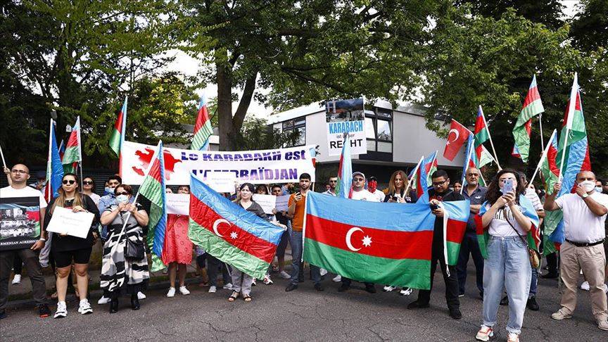 وقفات احتجاجية في عدد من عواصم أوروبا ضد العدوان الأرميني على أذربيجان