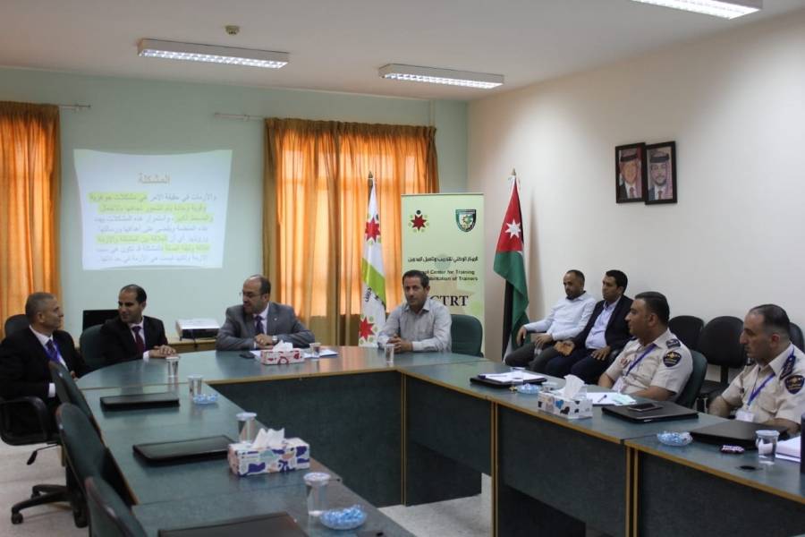 المركز الوطني للتدريب وتأهيل المدربين في جامعة البلقاء التطبيقية يعقد دورة تدريب مدربي إدارة الازمات