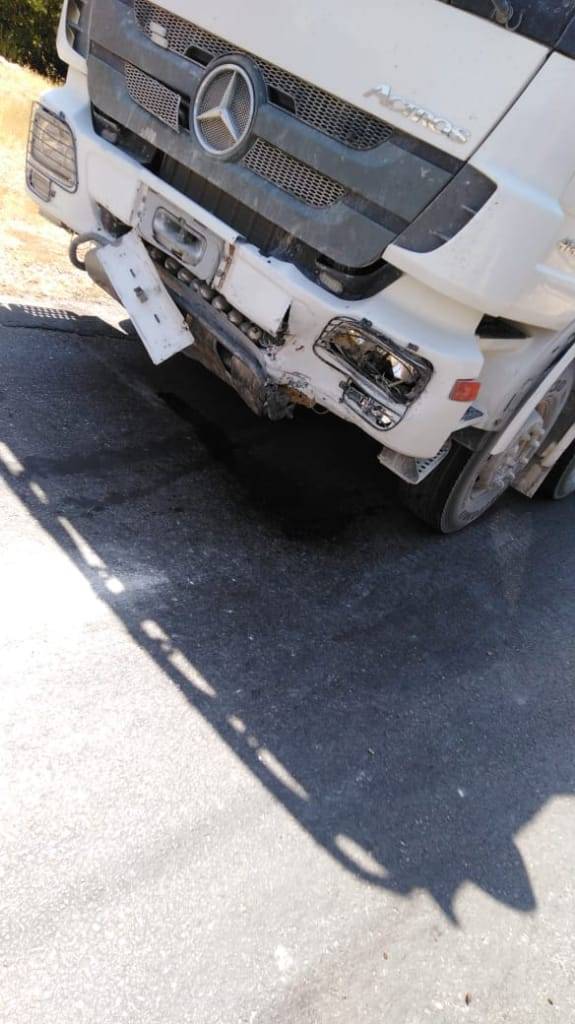 خمسة اصابات بحادث تصادم بين مركبتين في منطقة برقش 