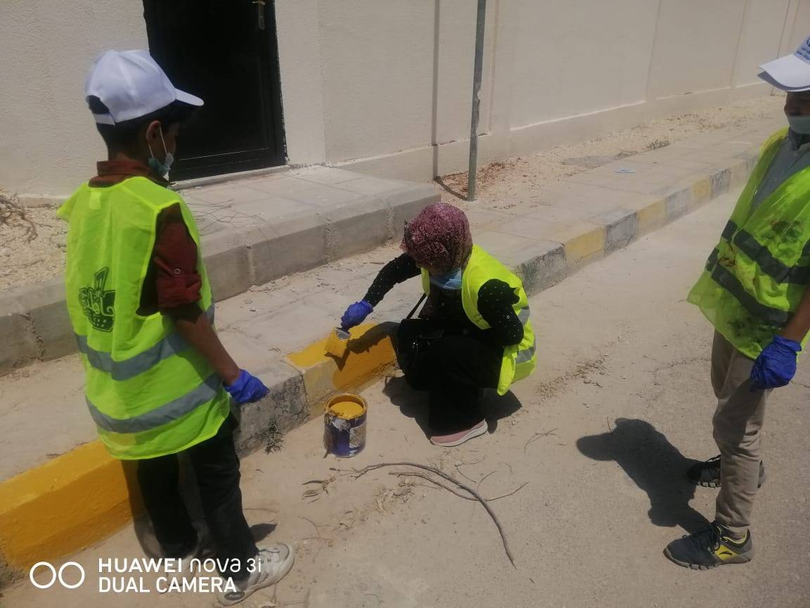 مديرية شباب المفرق تنفذ حملة تطوعية بالتعاون مع مؤسسة محافظتي التطوعية 