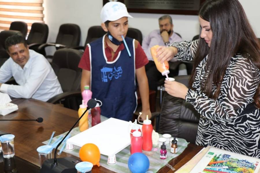 ورشة تدريبية حول مهارات الرسم لذوي الإعاقة