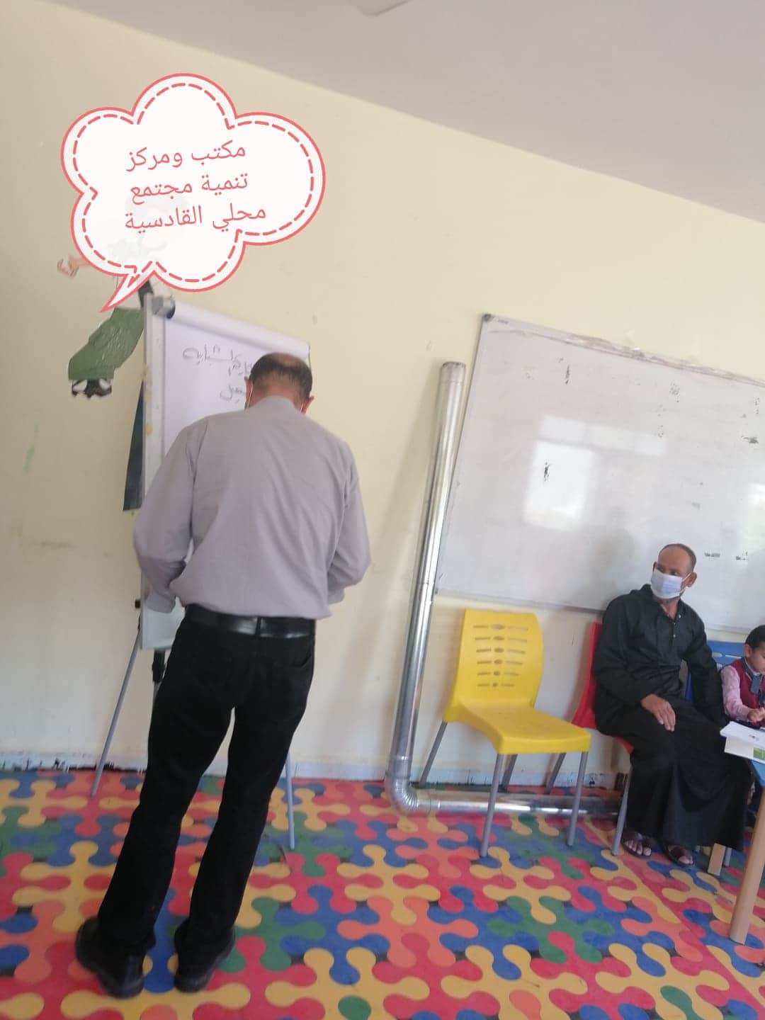 مكتب ومركز تنمية مجتمع محلي القادسية يفتتح البرنامج التدريبي لدورة إدارة المشاريع