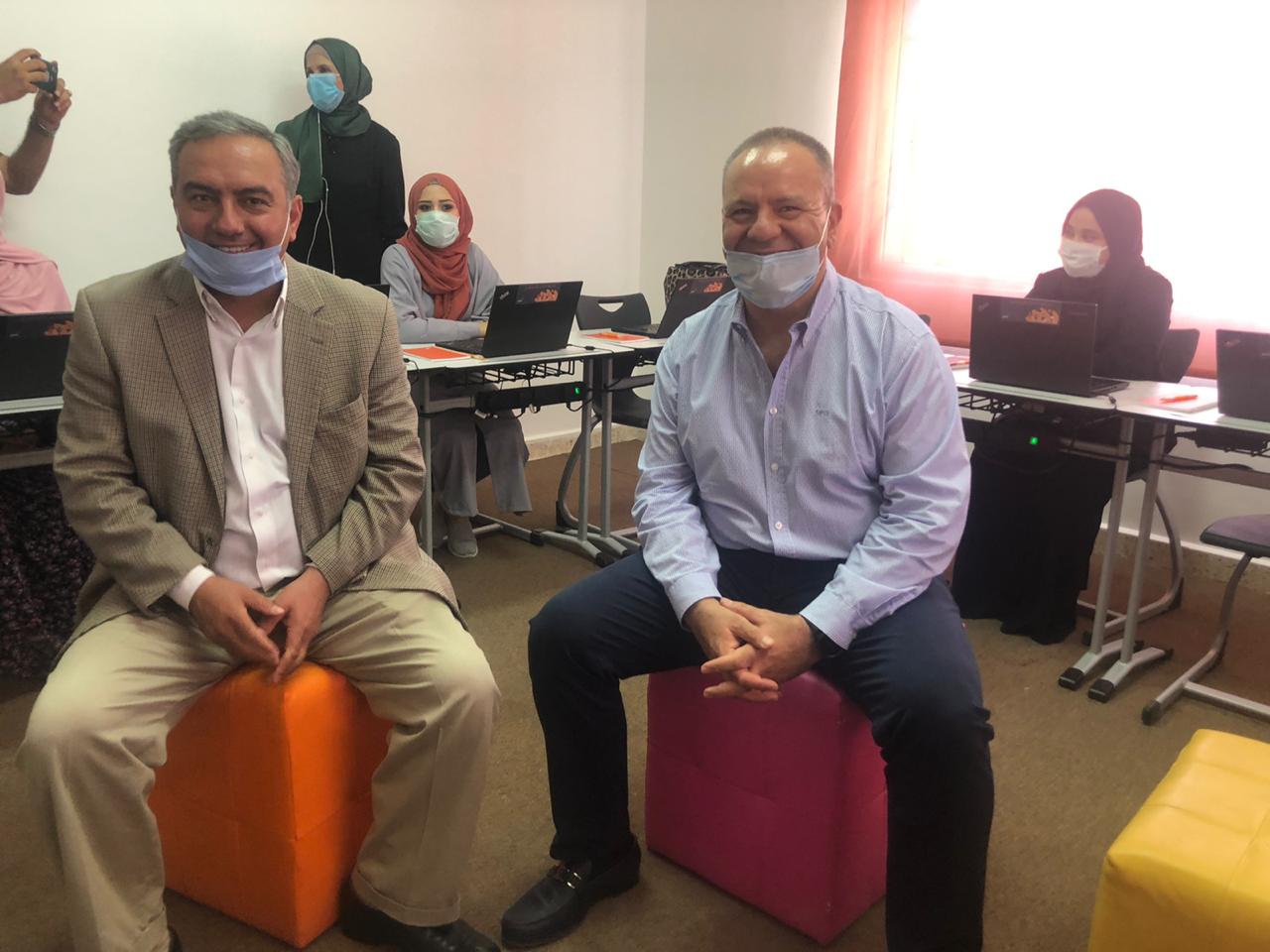 وزير الشباب يرعى حفل إطلاق قاعة حاسوب في  شباب الشونة الشمالية