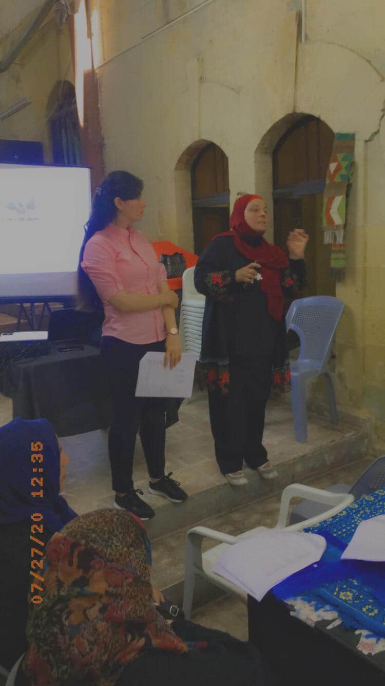 جمعية سيدات النهوض بالاسر الاردنية تقيم ورشة عمل للتوعية في كيفية اخراج النفايات المنزلية