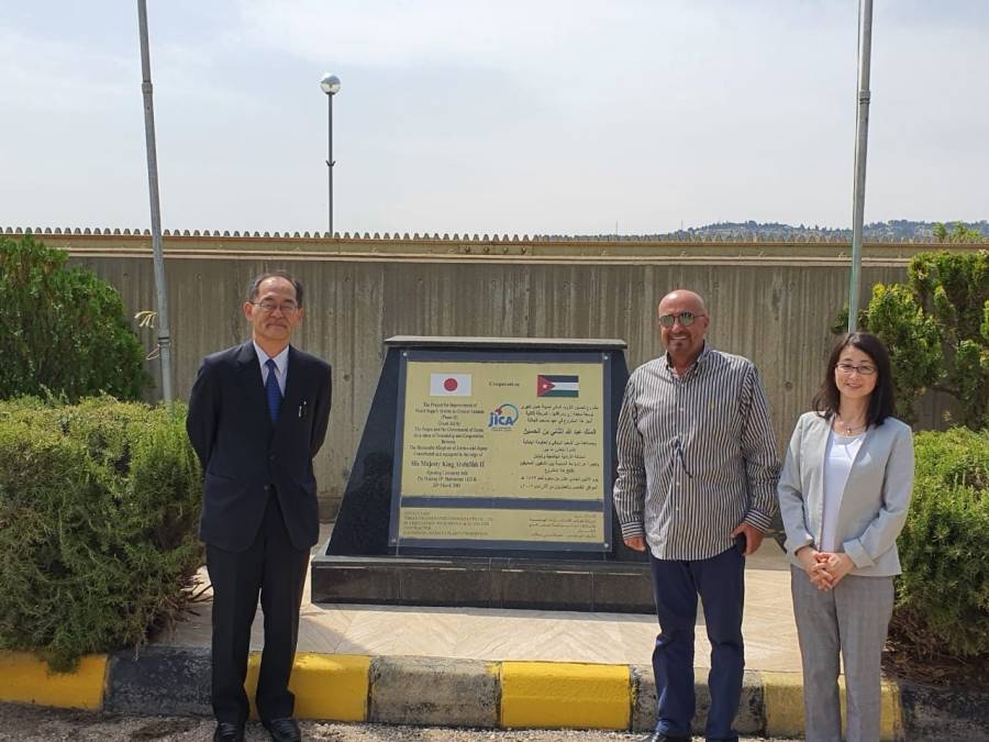 وزير المياه والري والسفير الياباني يطلعان على مشروع تطوير منظومة مياه زي .. فيديو