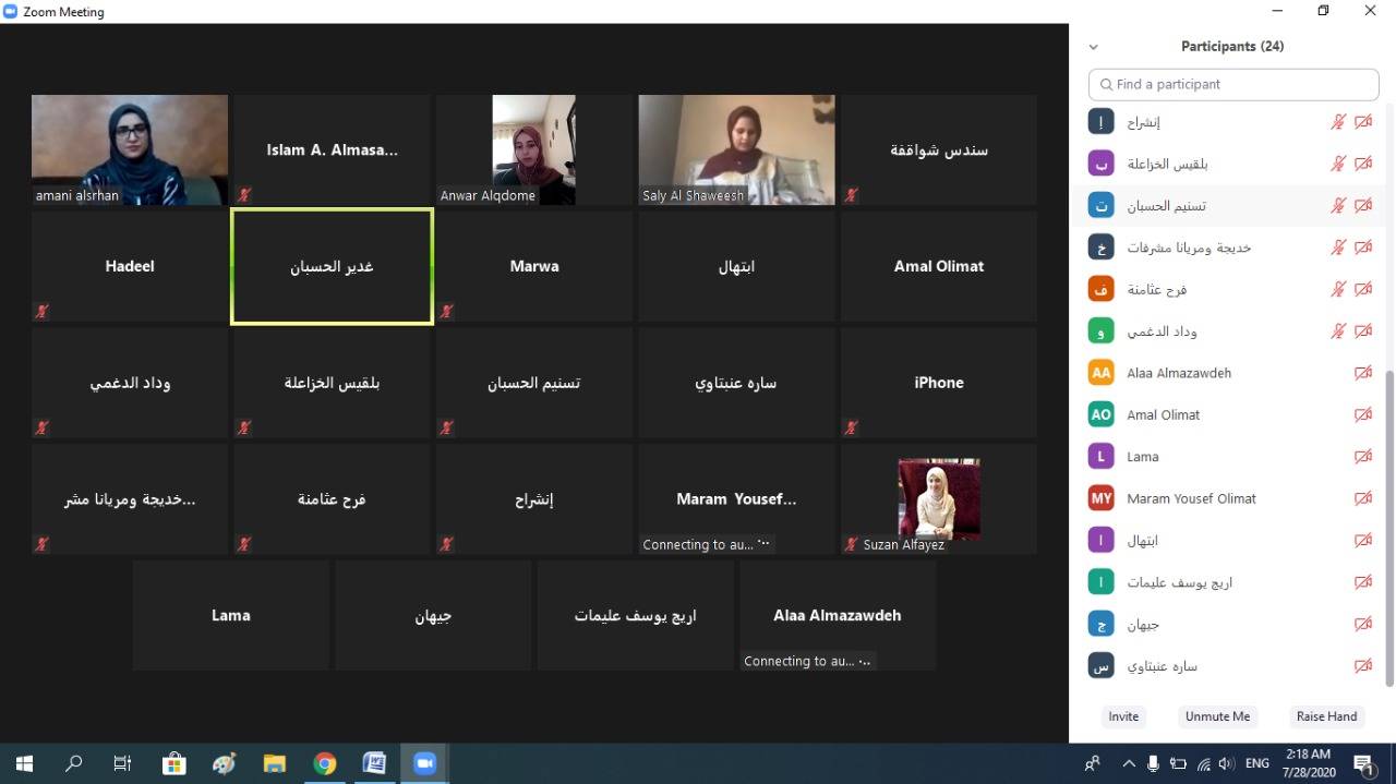 إنطلاق معسكرات التعلم عن بعد ضمن معسكرات الحسين للعمل والبناء الرقمية بمديرية شباب المفرق 