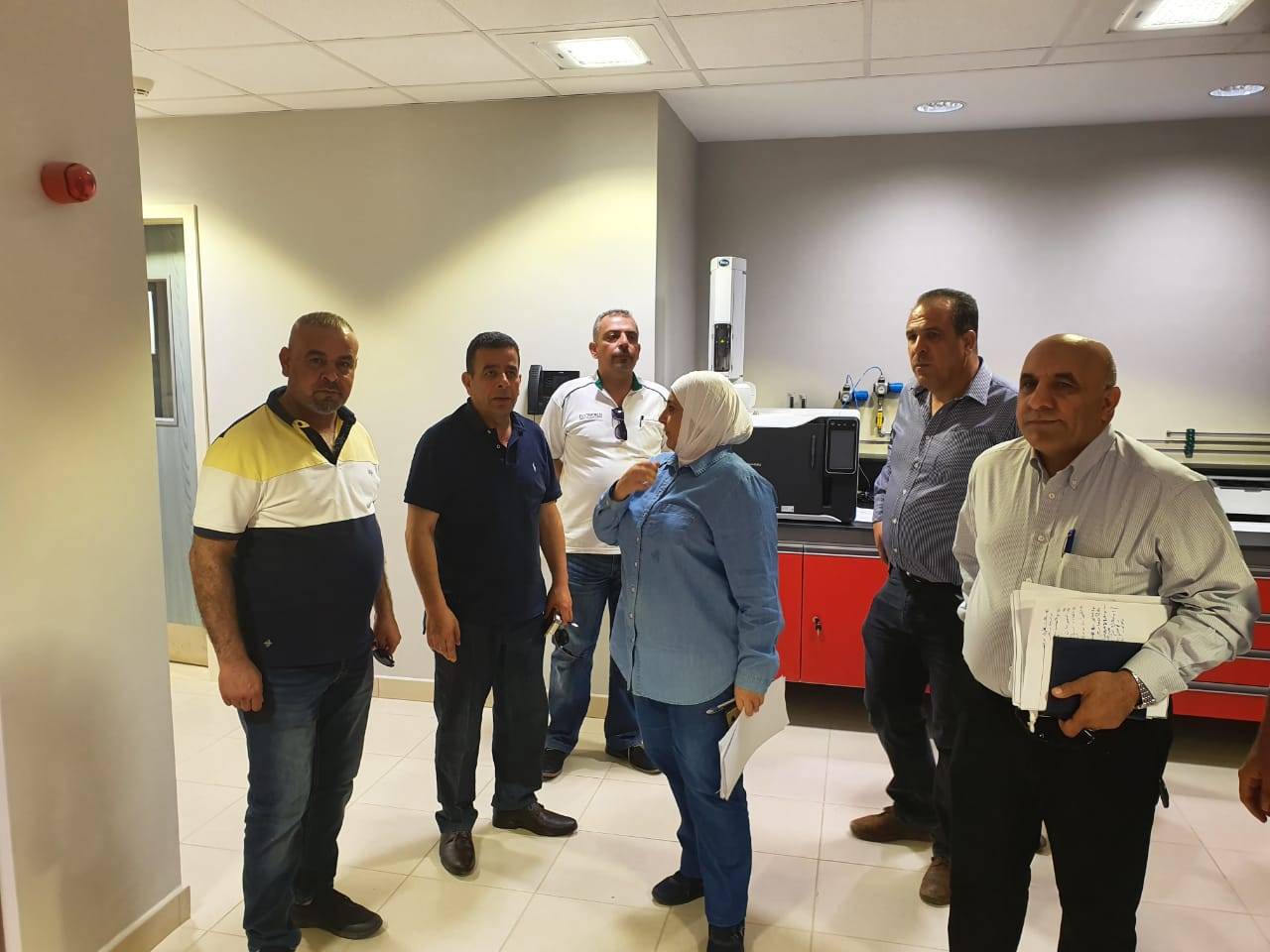 امين عام وزارة المياه يطلع على استكمال اعمال مشروع مياه وادي العرب 