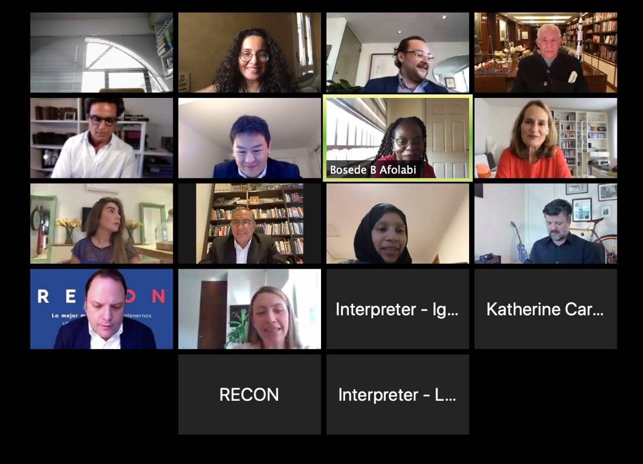 وزير الشباب يشارك في ندوة حوارية عن بعد تحت عنوان :  القيادة، التحديات، الفرص، في العالم ما بعد كوفيد 19