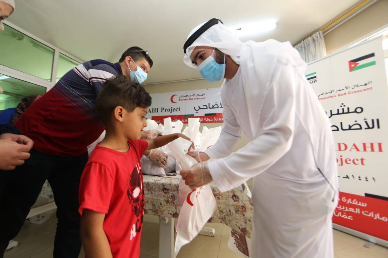 سفارة دولة الإمارات في الأردن تنفذ مشروع الأضاحي 2020 / 1441 