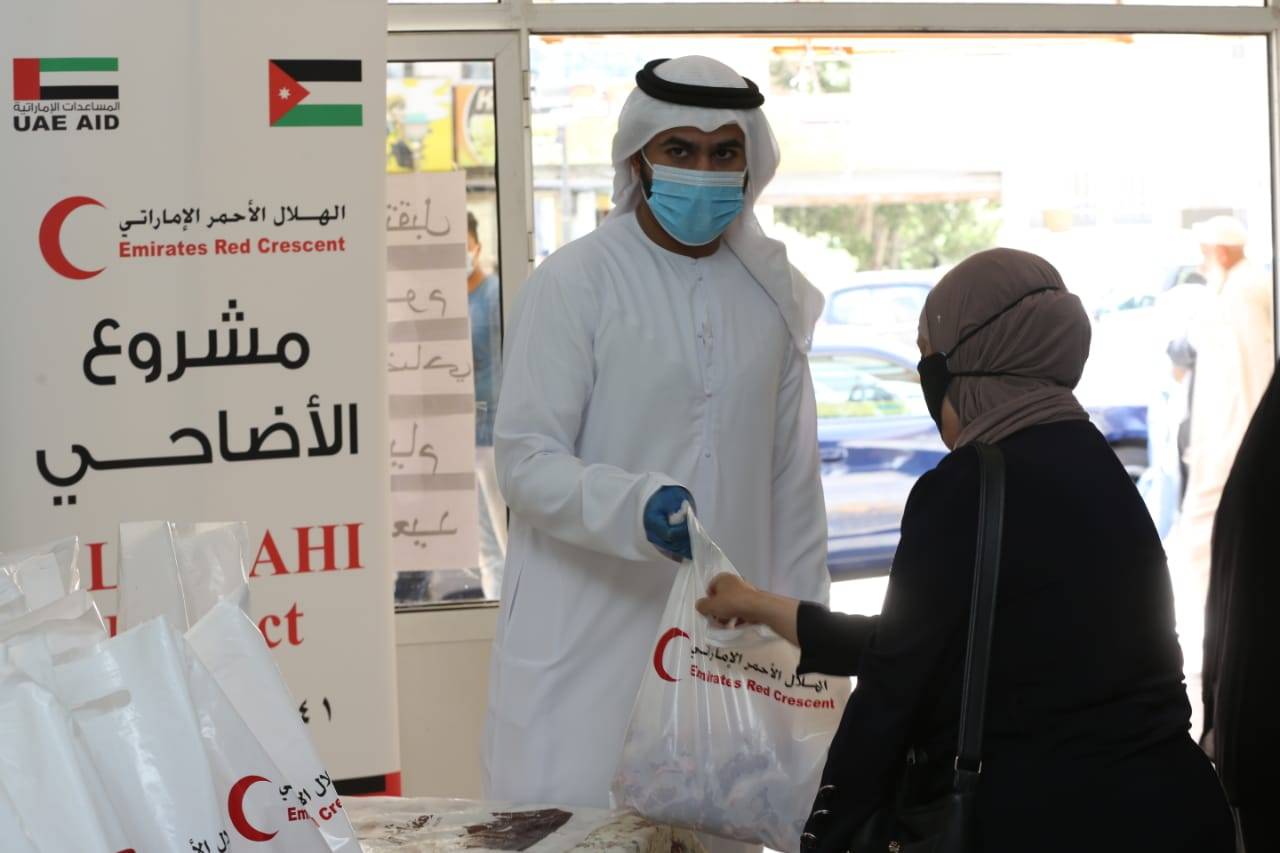 سفارة دولة الإمارات في الأردن تنفذ مشروع الأضاحي 2020 / 1441 