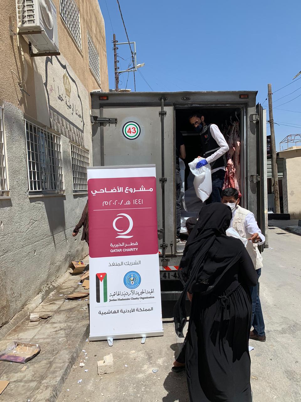 ممثلية قطر الخيرية في الأردن تنفذ حملة الاضاحي في مختلف محافظات المملكة وتشمل اللاجئيين 