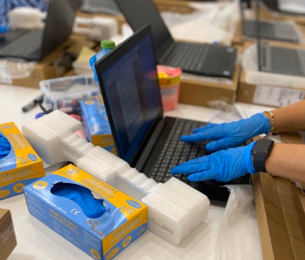 شراكة بين لاندمارك العربية وجمعية النهضة النسائية لتسهيل سبل التعلم الافتراضي أثناء وباء كوفيد19