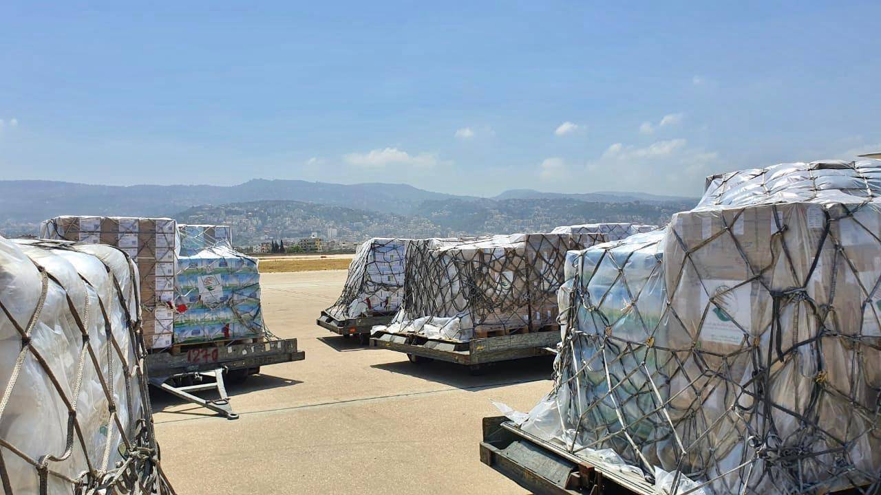 وصول الطائرة الإغاثية الثالثة التي سيّرها ⁧‫مركز الملك سلمان للإغاثة‬⁩ إلى ⁧‫لبنان ‬⁩.. صور