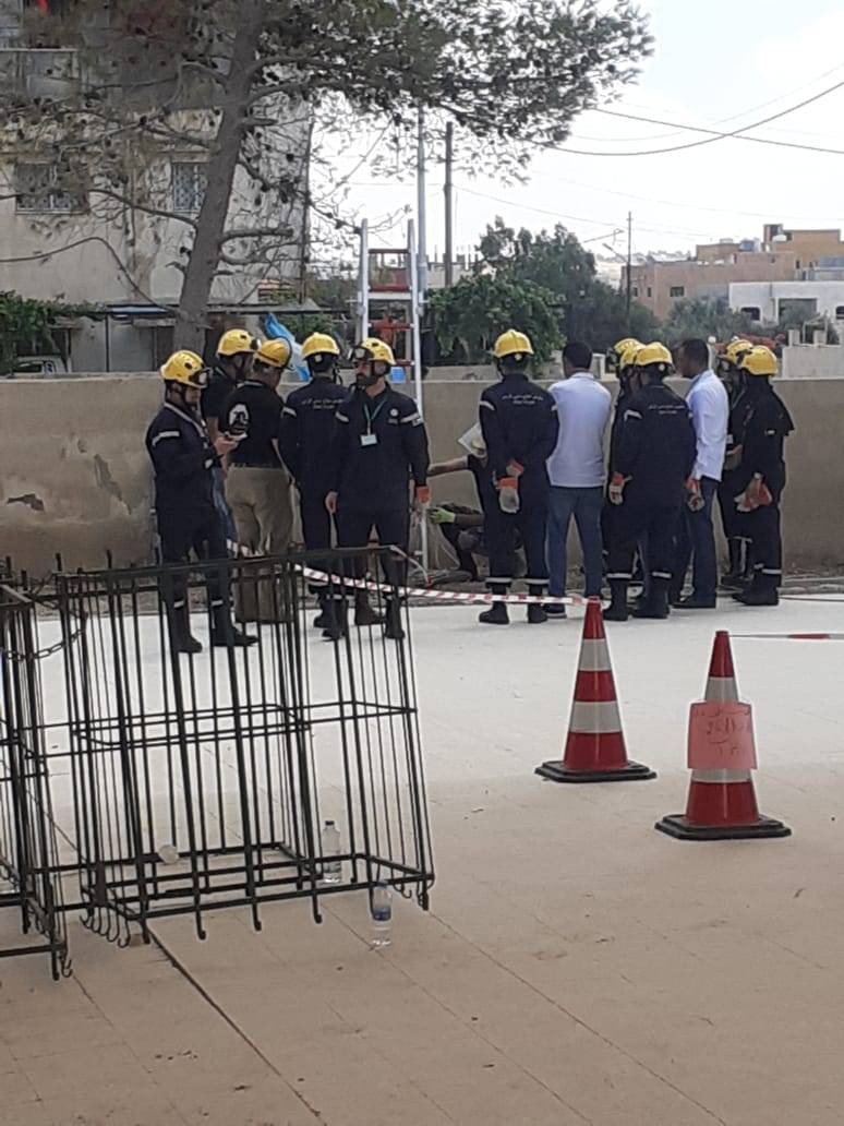 دفاع مدني مادبا يقيم دورة تأسيسية لفريق أهل العزم