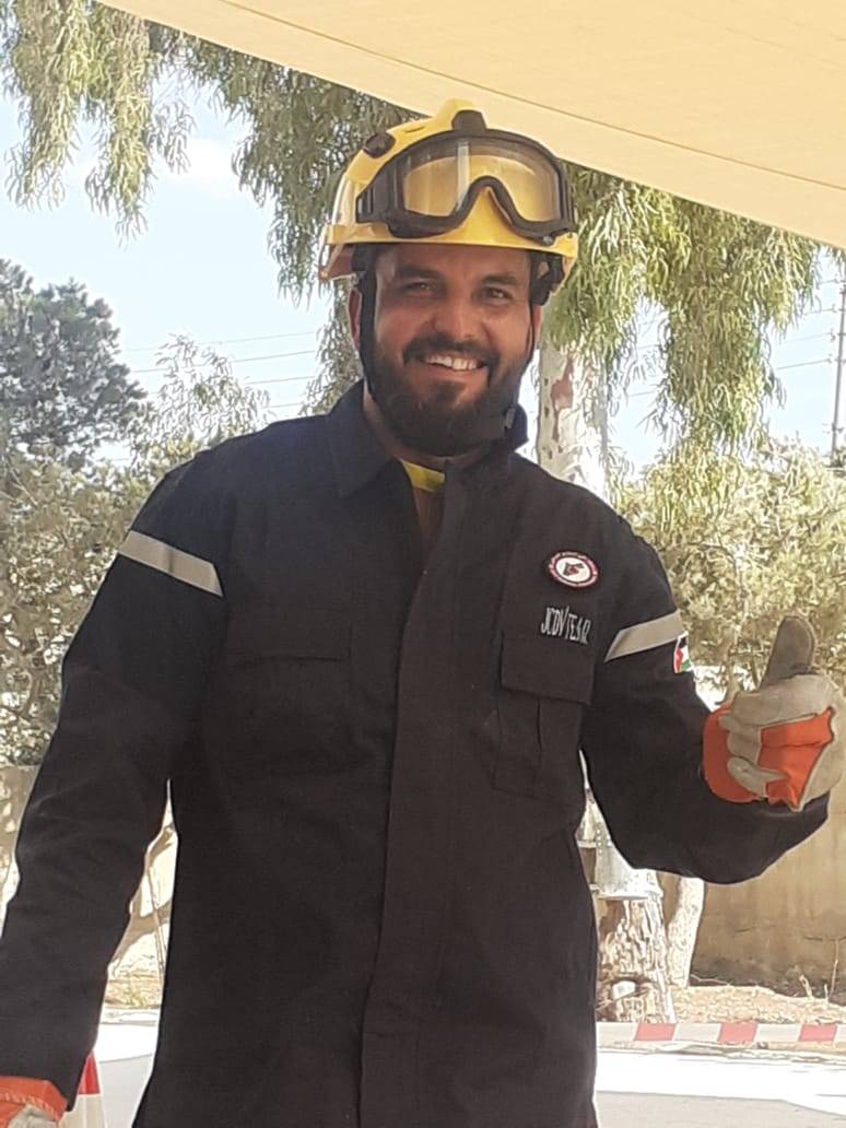 دفاع مدني مادبا يقيم دورة تأسيسية لفريق أهل العزم