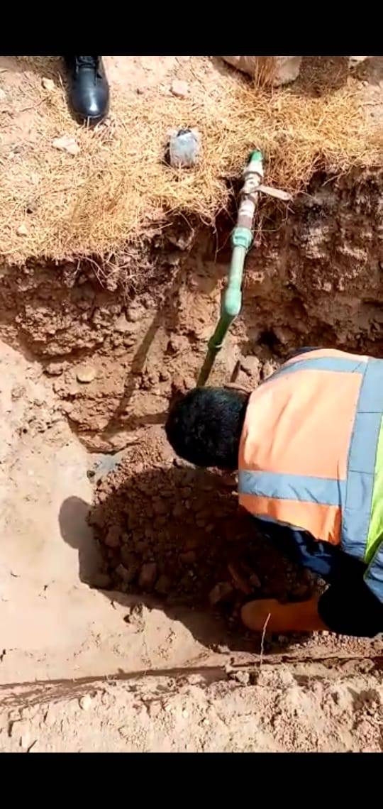 وزارة المياه والري : حملة امنية تضبط (6) اعتداءات على خطوط رئيسية في الموقر .. فيديو