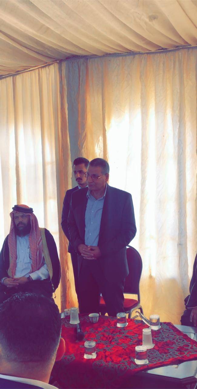 العجارمة يترأس جاهة صلح عشائري بين عشيرتي الفحماوي و المغير (ال صبح)