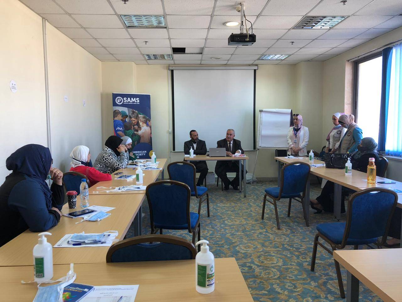 وزارة الصحة تعقد بالتعاون مع منظمة سامز اربع ورشات عمل تدريبية بعنوانالإسعافات النفسية الأولية 