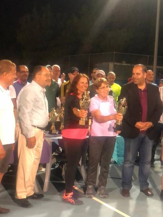 امين عام وزارة الشباب يتوج الفائزين في بطولة المرحوم أحمد راضي للتنس