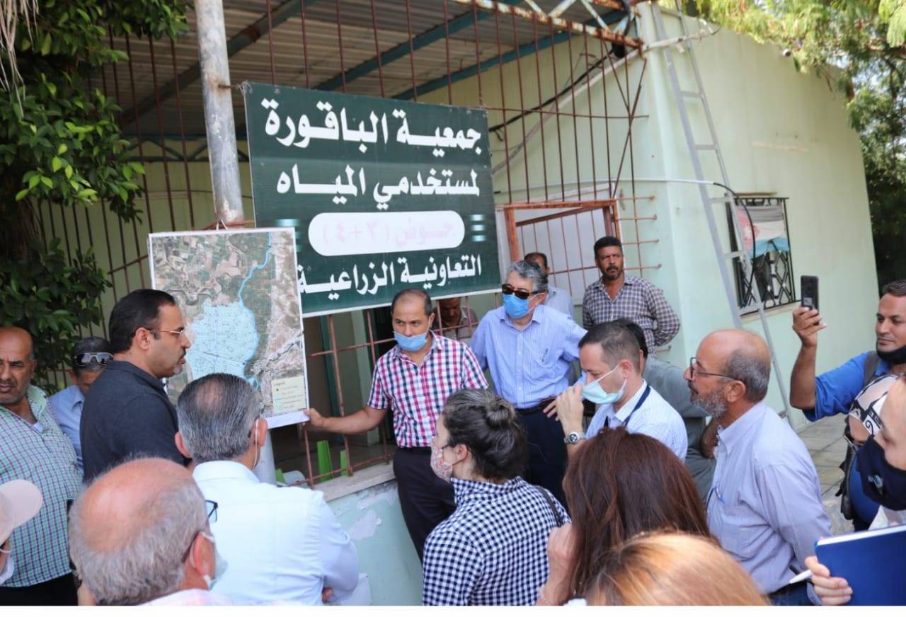 وفد من الوكالة الأمريكية يطلع على المشاريع المنفذة في وادي الاردن ويستعرض اوجه التعاون مع سلطة وادي الأردن