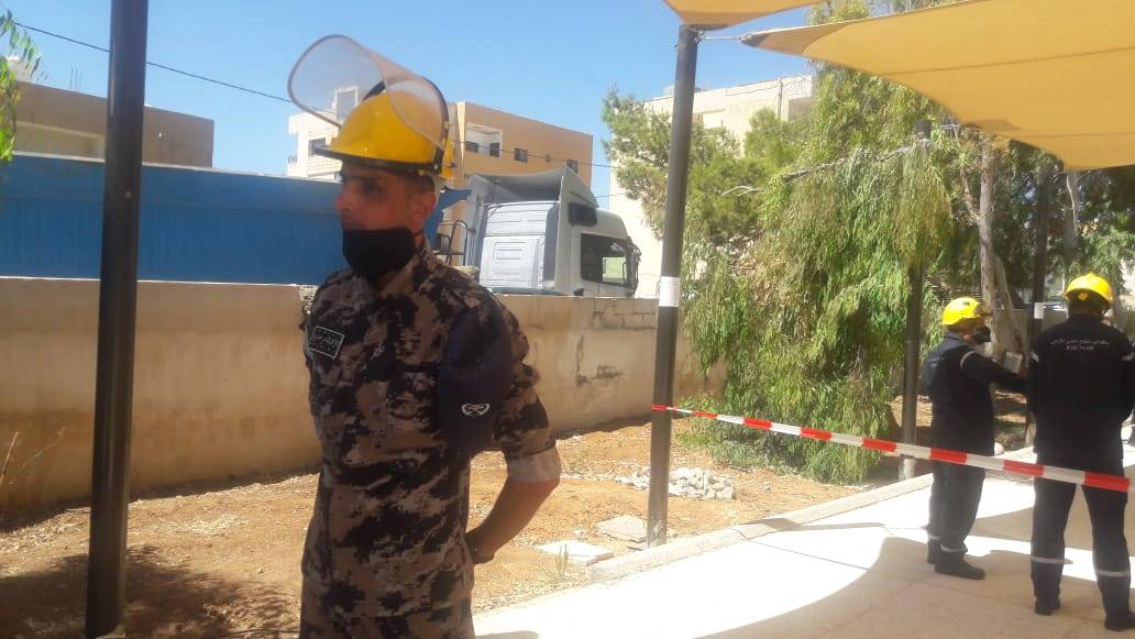 اختتام دورة متطوعي الدفاع المدني في مادبا 