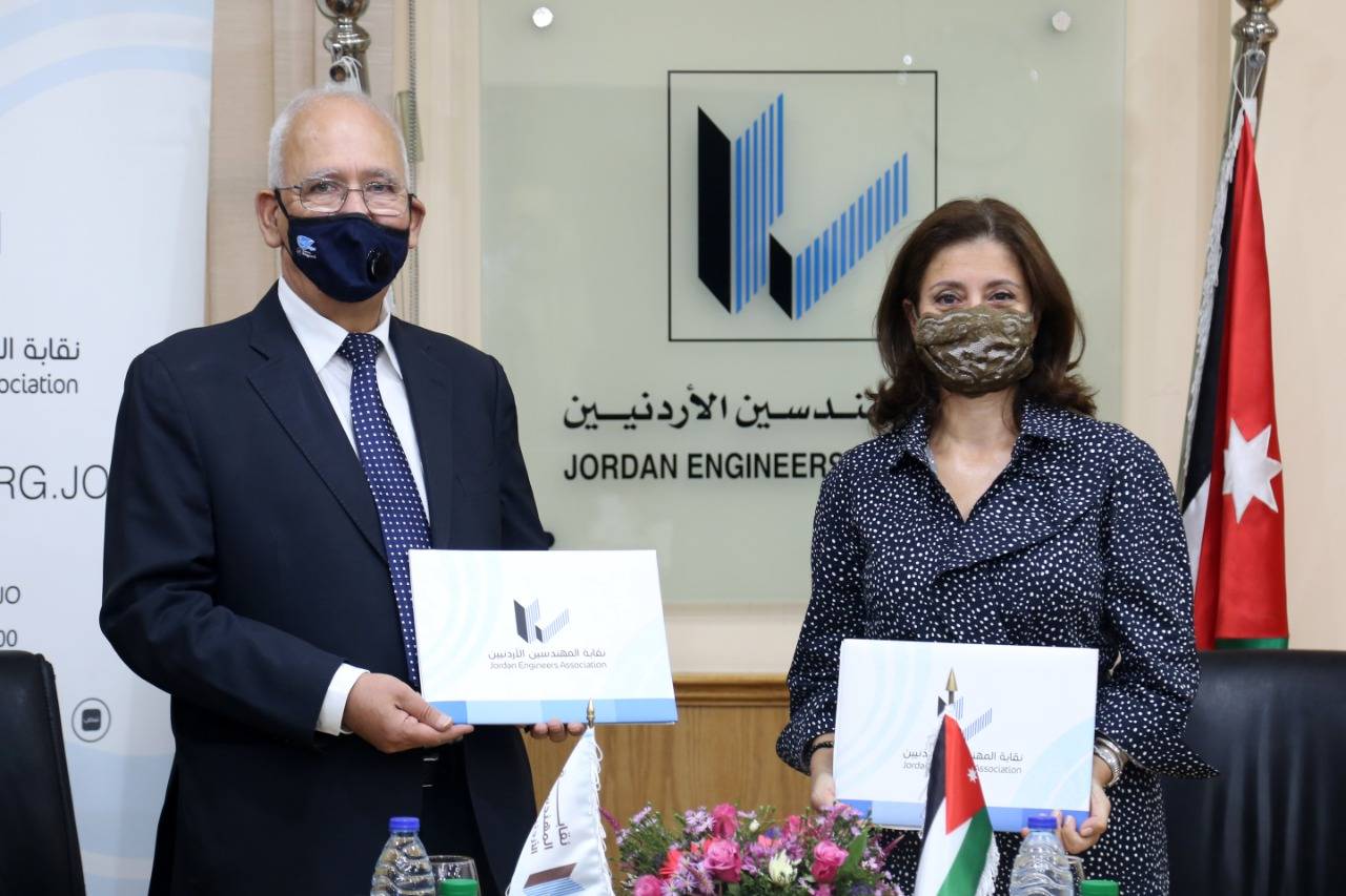 مذكرة تفاهم بين نقابة المهندسين وجمعية المجلس العالمي للمعالم والمواقع في الأردن
