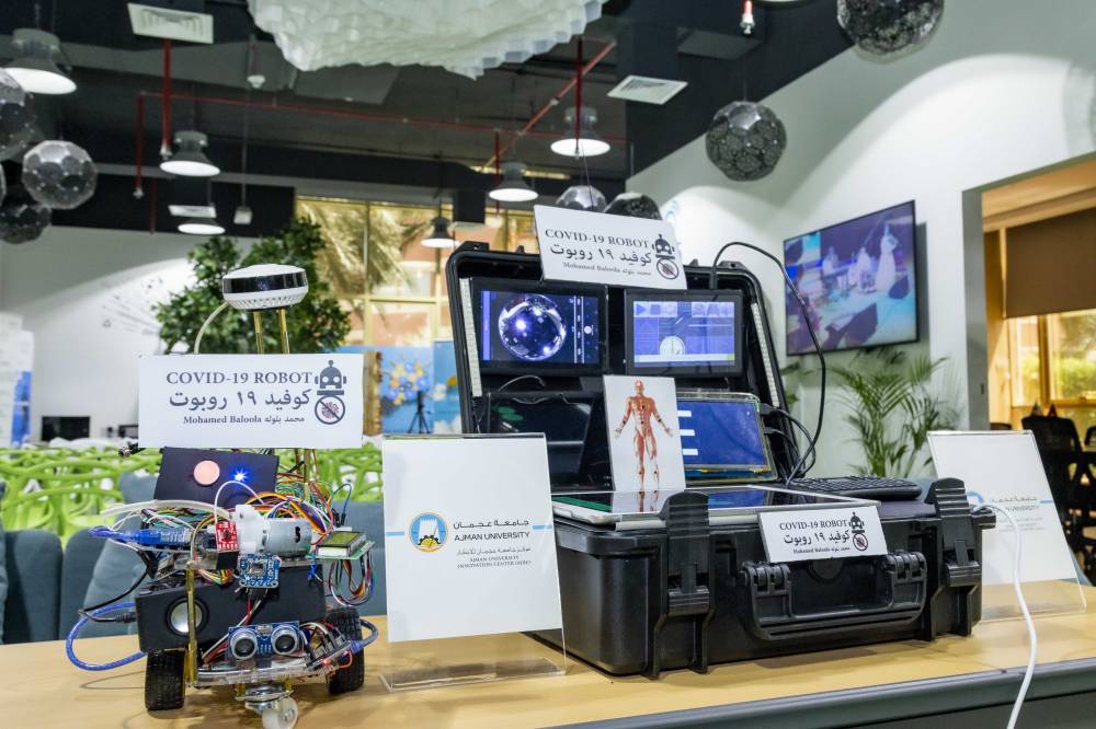 مساھمة بقیمة 50 ألف درھم لدعم الابتكارات في جامعة عجمان